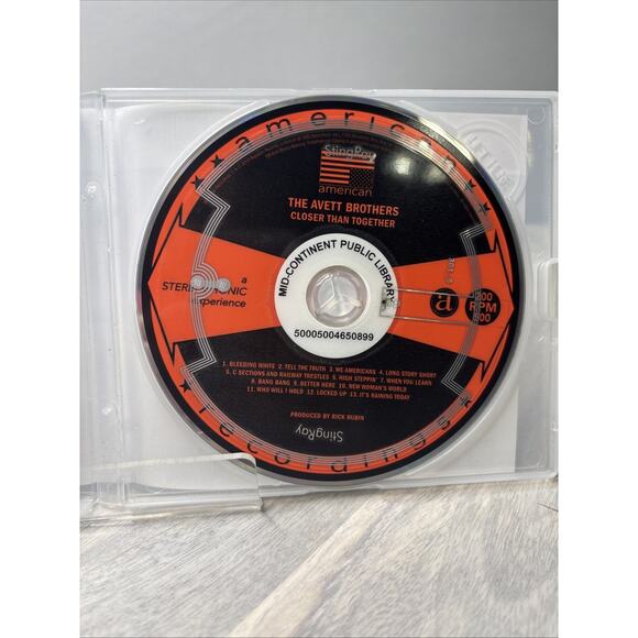 The Avett Brothers – Closer Than Together (CD, 2019 Republic) Folk Rock Ex-Libra - Picture 4 of 5